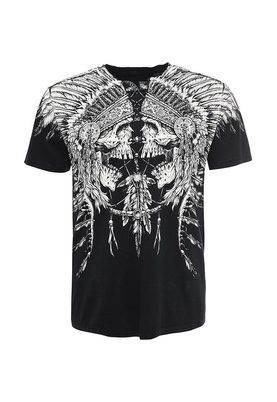 Affliction  TRIBAL SCREAM S/S SLIT NK TEE